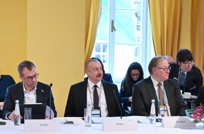  President Ilham Aliyev attends round table on energy security on sidelines of Munich Security Conference 