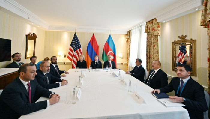 Munich: Le président Ilham Aliyev s’entretient avec le secrétaire d Munich: Le président Ilham Aliyev s’entretient avec le secrétaire d