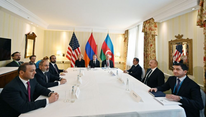   Meeting between President Ilham Aliyev, US State Secretary, Armenian PM kicks off in Munich  