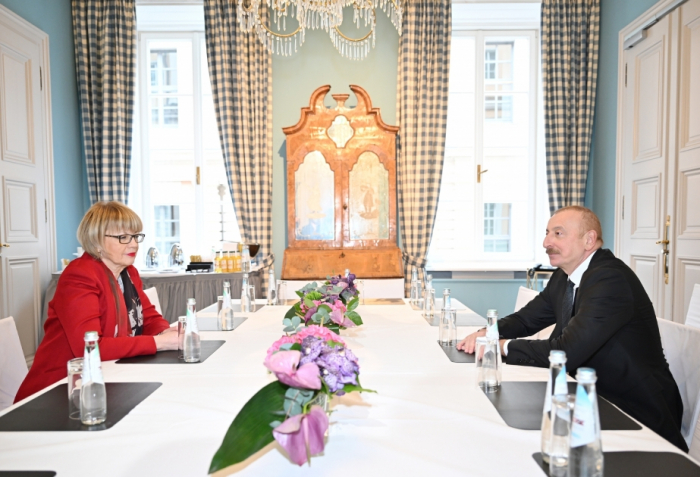   Le président azerbaïdjanais s