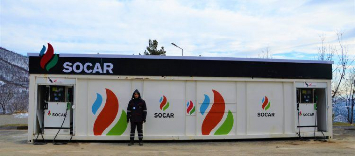 SOCAR PETROLEUM commissions filling station in Lachin