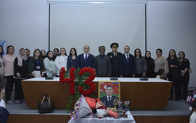 Şəhid Mehman Şirvanovun xatirəsinə həsr olunan tədbir keçirildi
Şəhid Mehman Şirvanovun xatirəsinə həsr olunan tədbir keçirildi