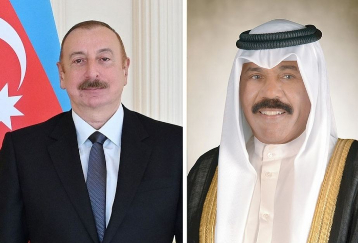 President Ilham Aliyev congratulates Emir of Kuwait over national holiday