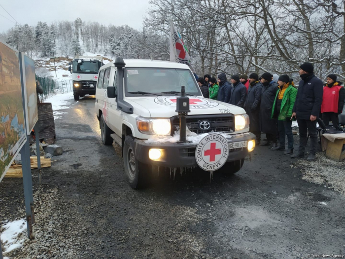 ICRC convoy passes freely along Azerbaijan