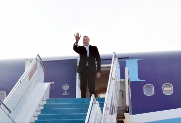   President Ilham Aliyev completed his working visit to Türkiye  