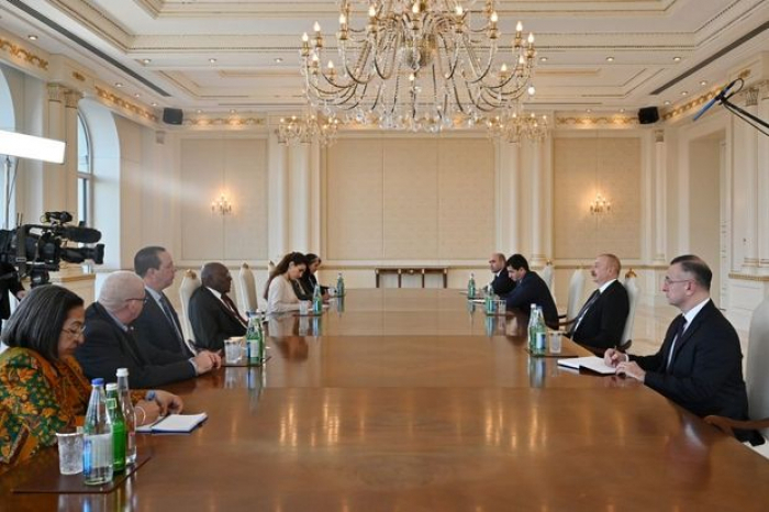   Ilham Aliyev recibió al Vicepresidente de Cuba   