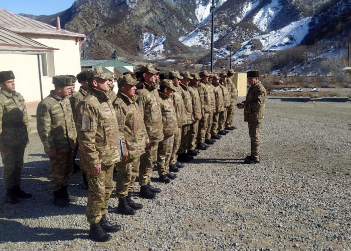 Meetings held with military personnel serving in liberated Azerbaijani territories - MoD 