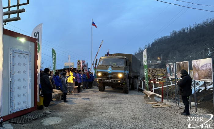   Five more Russian peacekeepers’ vehicles pass Lachin-Khankendi road without hindrance  