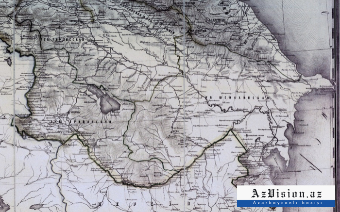  El Cáucaso Sur  en mapas históricos.  Primera parte:  1858. ¡"Khankendi" y punto! (Fotos)  