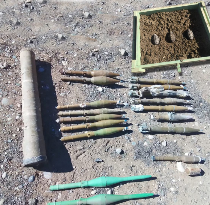 Azerbaijani police discover another batch of munitions in liberated areas