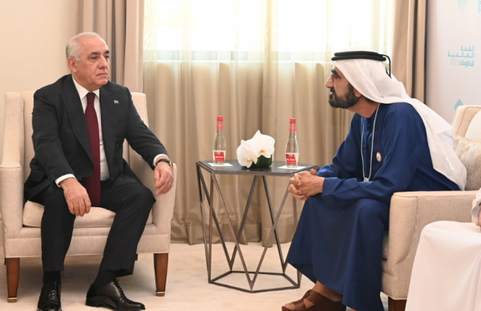   Ali Assadov rencontre le vice-président émirati à Dubaï -   Photo    