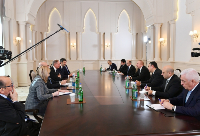 President Aliyev receives Italy