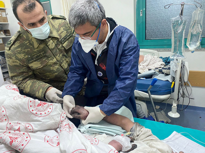   Azerbaijani military medical personnel started working in Kahramanmarash  