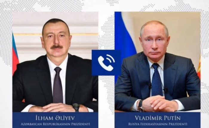  Ilham Aliyev donne un coup de fil à son homologue russe Vladimir Poutine 