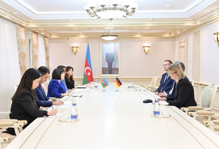 Speaker of Azerbaijan`s Parliament meets German ambassador