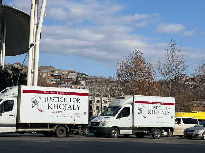 Tbilisidə “Xocalıya ədalət” aksiyası təşkil edilib Tbilisidə “Xocalıya ədalət” aksiyası təşkil edilib