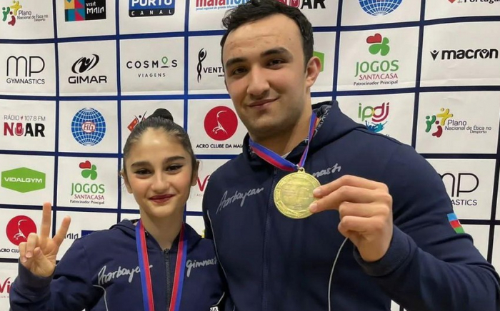   Aserbaidschanische Turner haben in Portugal eine Goldmedaille gewonnen  