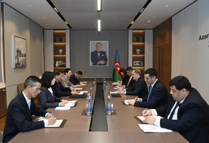   Azerbaijani FM meets with Special Representative of Chinese Government on Eurasian Affairs  