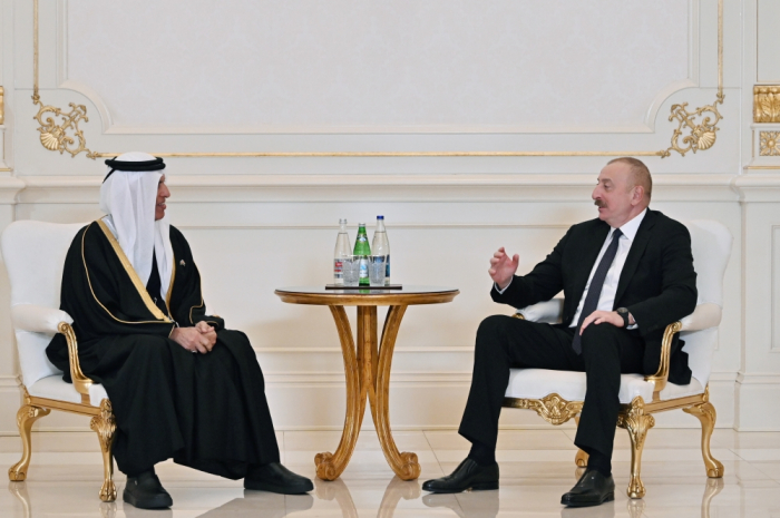  Azerbaijani President receives member of Federal Supreme Council of United Arab Emirates 