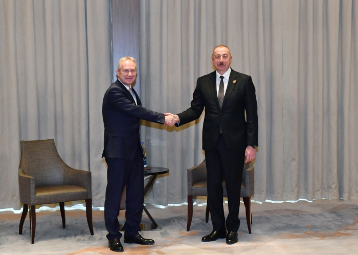  President Ilham Aliyev receives President of 77th Session of UN General Assembly 