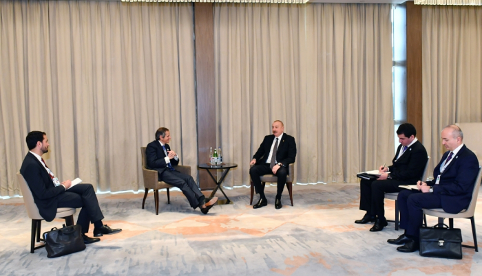   Präsident Ilham Aliyev empfängt den Generaldirektor der Internationalen Atomenergiebehörde  