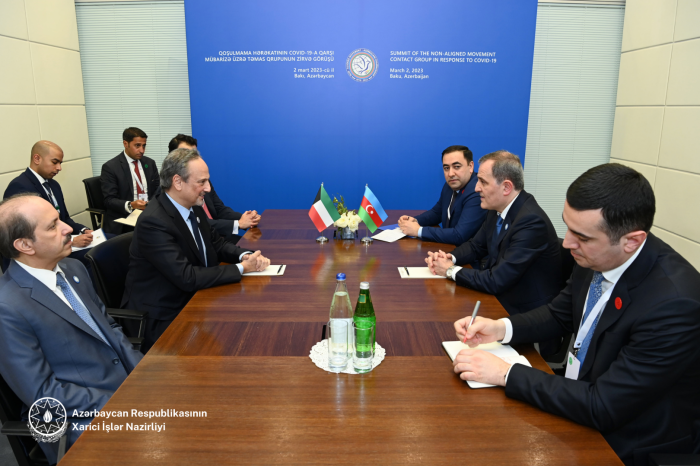   Azerbaijani, Kuwait FMs hold meeting, discuss bilateral cooperation   