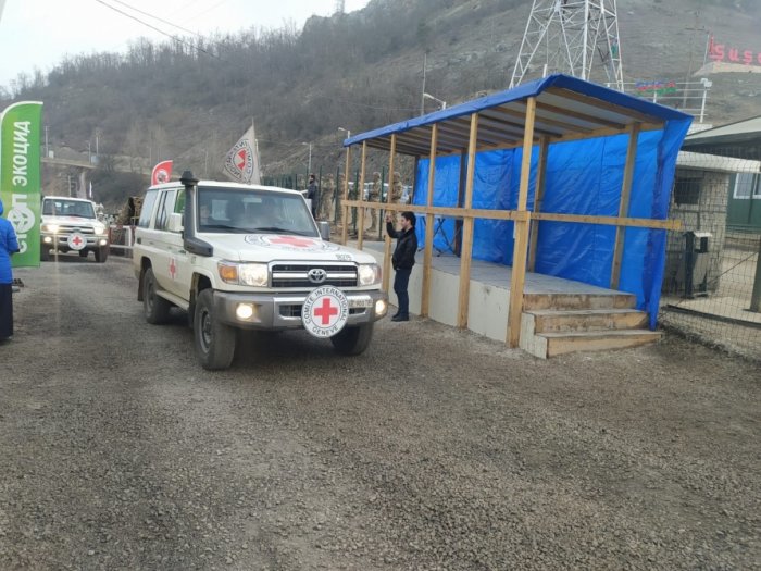 12 ICRC vehicles pass through protest area without hindrance