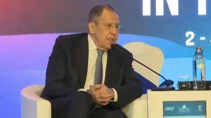   Sergei Lavrov provokes laughter with claim Russia is victim in Ukraine war -  VIDEO    