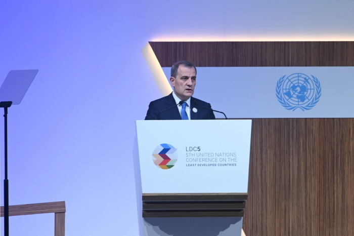 Azerbaijani FM speaks at Fifth UN Conference  