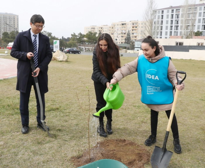 Vice-President of Heydar Aliyev Foundation Leyla Aliyeva attends Green Marathon 2023 tree-planting campaign