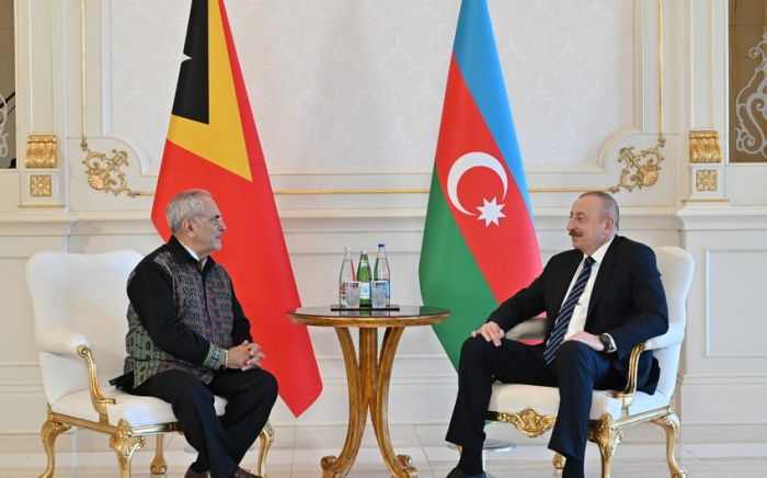   Ilham Aliyev traf sich mit dem Präsidenten von Timor-Leste  