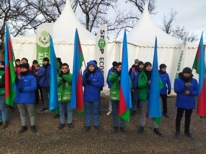   Peaceful protests of Azerbaijani eco-activists on Lachin–Khankendi road enter 87th day  