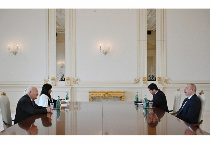  President Ilham Aliyev receives High Representative for United Nations Alliance of Civilizations 