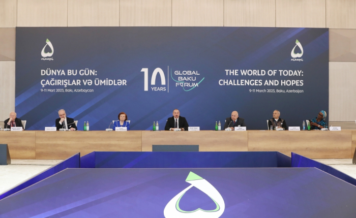   Rede vom Präsidenten Ilham Aliyev auf dem 10. Globalen Baku-Forum im Rampenlicht der moldawischen Medien  