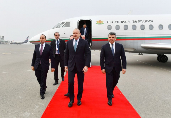 Bulgarian president arrives in Azerbaijan on working visit 