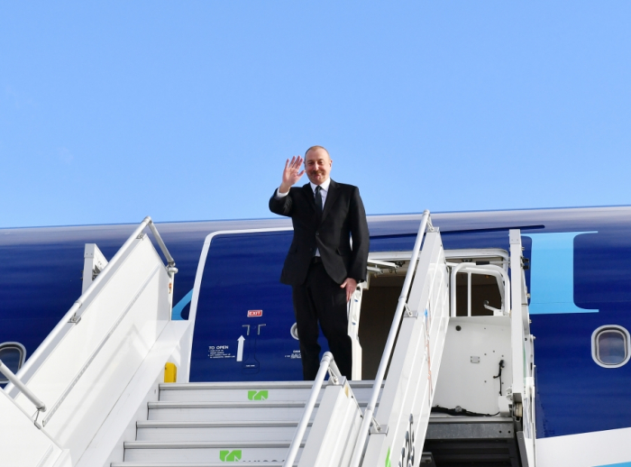   President Ilham Aliyev completes his working visit to Germany  