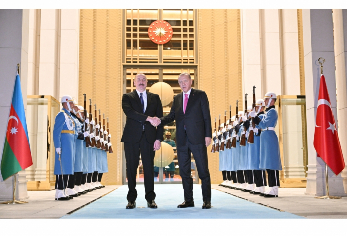  Azerbaijani and Turkish Presidents meet in Ankara 
