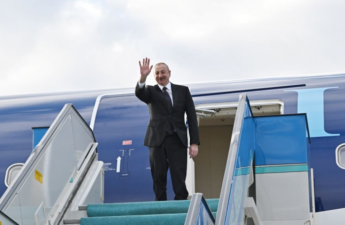 President Ilham Aliyev ends his visit to Türkiye
 