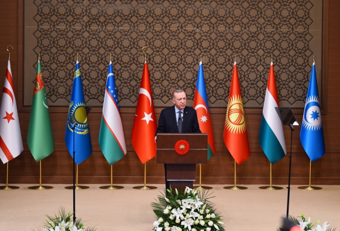 Turkish president holds briefing on results of OTS Summit in Ankara