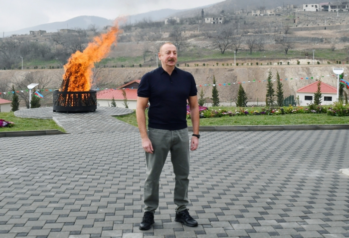   Président Aliyev :  Tant d’efforts ont été faits pour que nous commencions à coopérer avec l’Arménie pendant l’occupation  