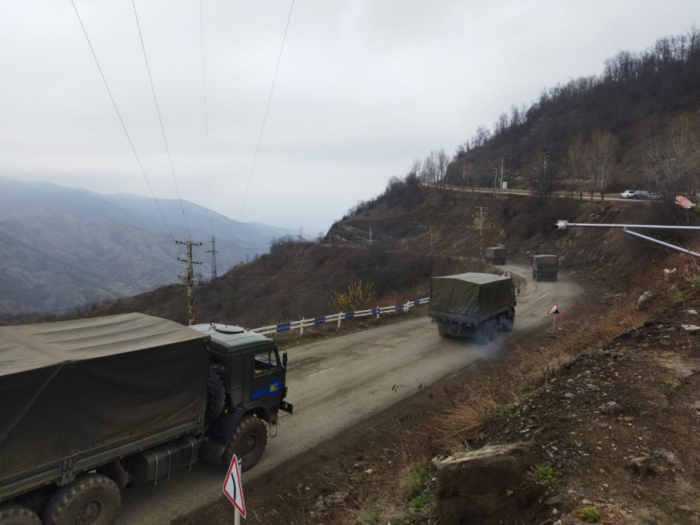  29 autos de las fuerzas de paz pasaron por el área de acción sin obstáculos 