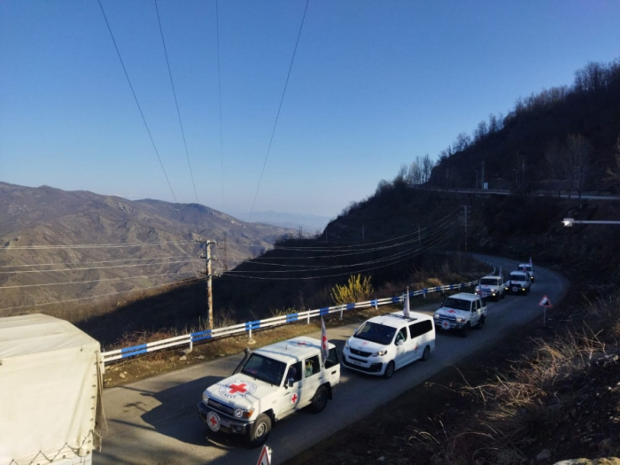 11 ICRC vehicles drove to Lachin without hindrance