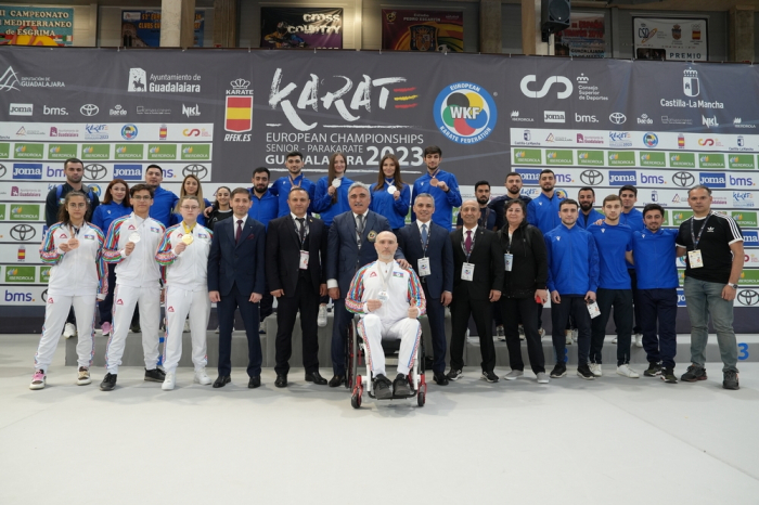 Los karatecas azerbaiyanos ganan 8 medallas en el campeonato de Europa