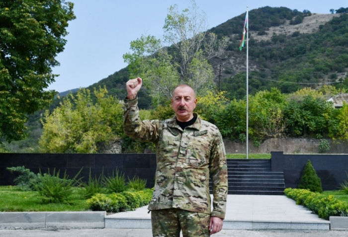     Präsident Aliyev:   Wir haben Latschin sowohl auf dem Schlachtfeld als auch mit politischen Mitteln zurückerobert  