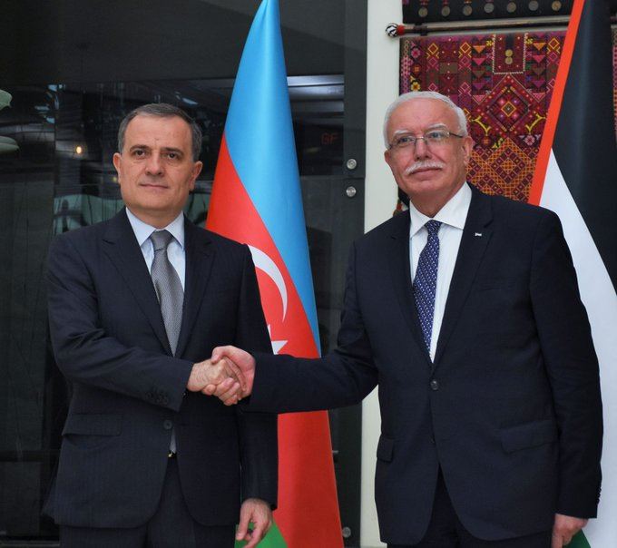   Aserbaidschanischer Außenminister trifft seinen palästinensischen Amtskollegen  