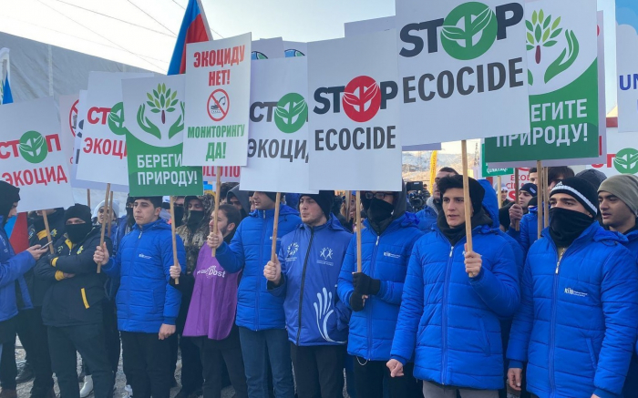 Azerbaijani eco-activists have been protesting on Lachin-Khankendi road for more than 100 days 