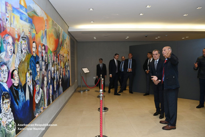 Azerbaijani FM visits Yasser Arafat