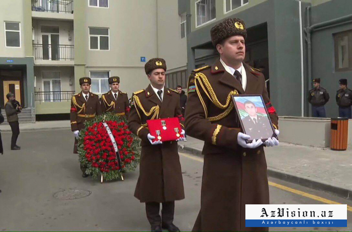    Şəhid Şəhriyar dəfn edildi -  FOTOLAR + VİDEO   