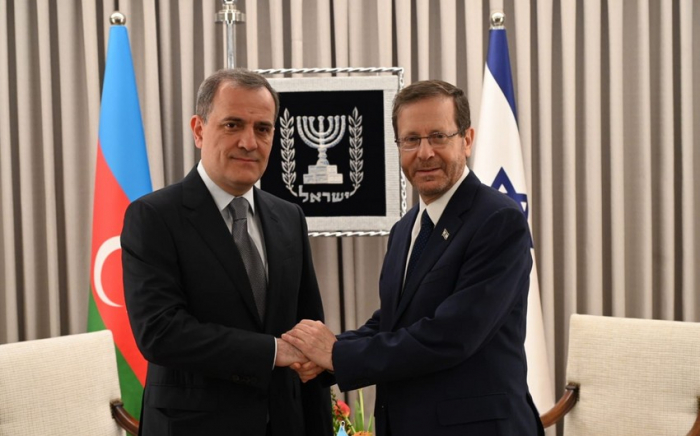    Ceyhun Bayramov İsrail Prezidenti ilə görüşdü   