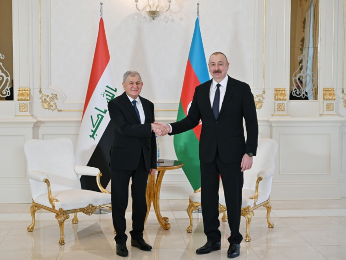   Presidente azerbaiyano se reúne con su homólogo iraquí  